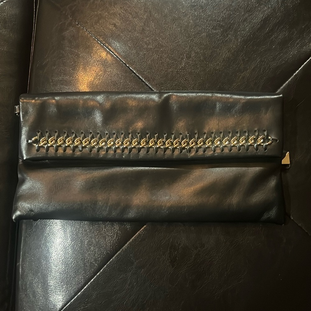 Black Envelope Clutch